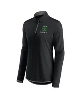 Women's Fanatics Black Austin Fc Worth the Drive Quarter-Zip Top