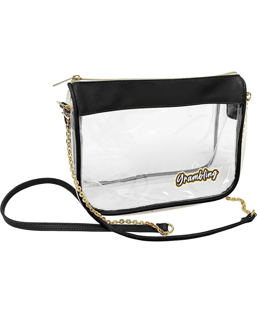 Women's Grambling Tigers Hype Stadium Crossbody Clear Bag