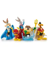 Dc Comics, Looney Tunes Mash-Up Pack, Limited Edition Wb 100 Years Anniversary, 5 Looney Tunes X Dc Figures - Multi