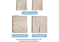 Piece Deep Pocket Microfiber (Muted, Vibrant, Heathered) Sheet Set