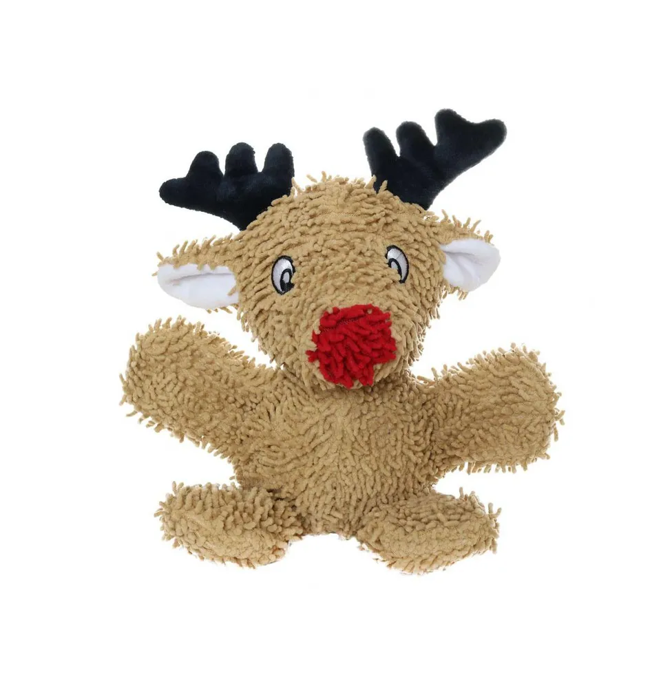 Mighty Microfiber Ball Med Reindeer, Holiday Dog Toy