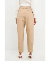 English Factory Women's High Waist Pleated Trouser