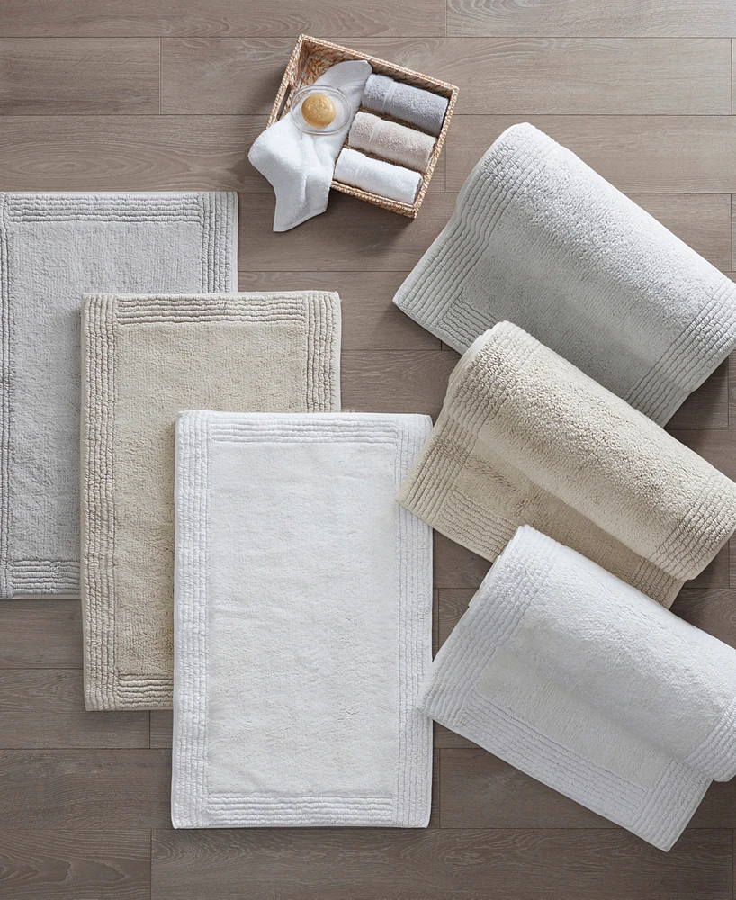 Madison Park Signature Splendor Tufted 3000 Gsm Cotton Bath Rug, 24" x 72"