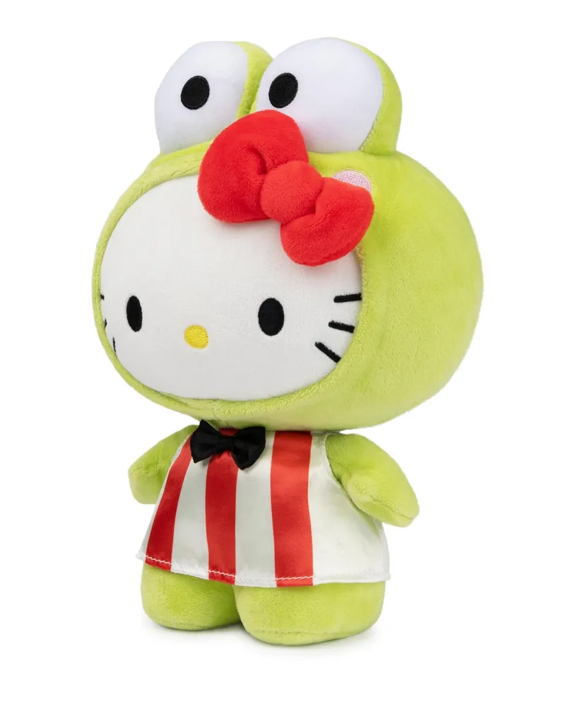 Hello Kitty Keroppi Plush Toy, Premium Stuffed Animal, Green, 9.5" - Multi