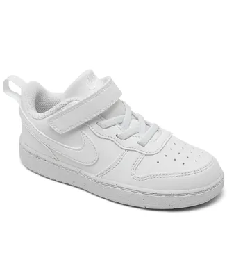 Nike Toddler Court Borough Low Recraft Adjustable Strap Casual Sneakers from Finish Line