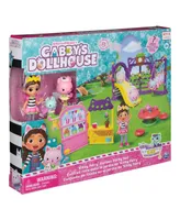 Gabby's Dollhouse KittyFairy Garden Party, 18-Piece Playset with 3 Toy Figures, Surprise Toys Dollhouse Accessories, Kids Toys for Girls Boys 3 Plus