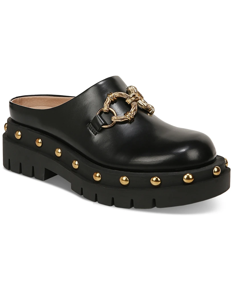 Circus Ny by Sam Edelman Women's Annie Slip-On Studded Lug Sole Clogs