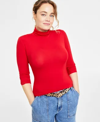 On 34th Women's Modal Turtleneck, Created for Macy's
