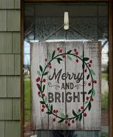 National Tree Company 13" Christmas Holiday Wall Sign