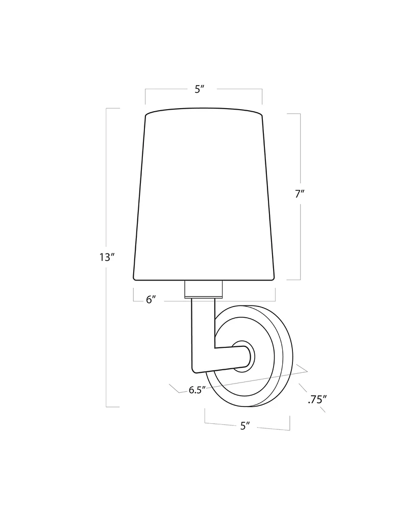 Regina Andrew Legend Single Sconce Lamp