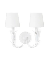 Regina Andrew River Reed Double Sconce Lamp