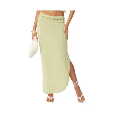 Women's Milan Slitted Maxi Skirt