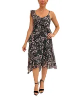 Sam Edelman Women's Country Paisley-Print Ruffle-Trim Dress