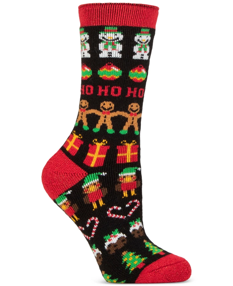 Heat Holders Women's Thermal Lite Festive Winter Socks