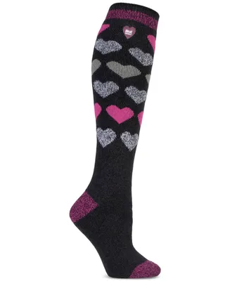 Heat Holders Laura Hearts Long Socks