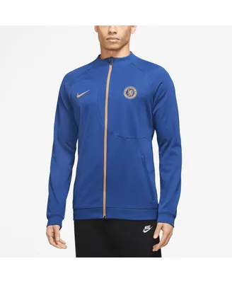 Men's Nike Blue Chelsea 2023/24 Academy Pro Anthem Raglan Performance Full-Zip Jacket