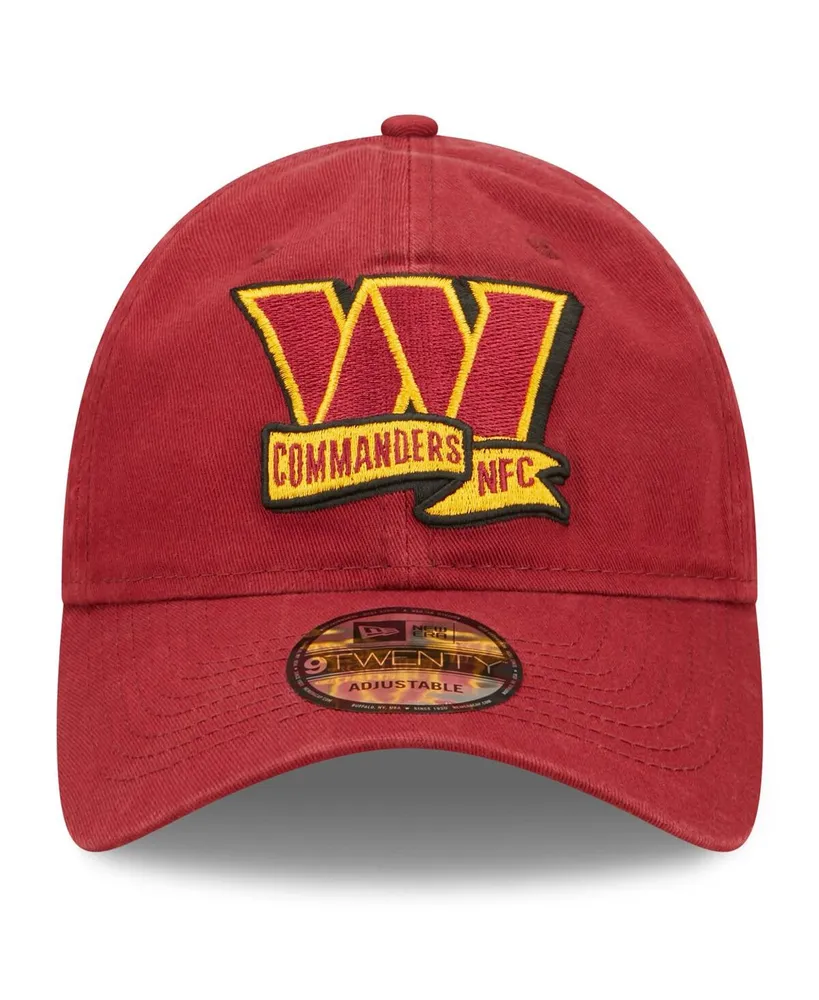 Big Boys and Girls New Era Burgundy Washington Commanders 2022 Sideline Adjustable 9TWENTY Hat