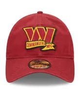 Big Boys and Girls New Era Burgundy Washington Commanders 2022 Sideline Adjustable 9TWENTY Hat