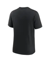 Men's Nike Black Pittsburgh Steelers Rewind Logo Tri-Blend T-shirt