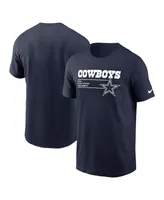 Men's Nike Navy Dallas Cowboys Division Essential T-shirt