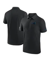 Men's Nike Black Carolina Panthers Sideline Coaches Performance Polo Shirt