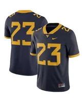 Men's Nike #23 Navy West Virginia Mountaineers Game Jersey