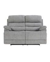 White Label Cruz 62" Power Double Reclining Loveseat with Power Headrests and Usb Port