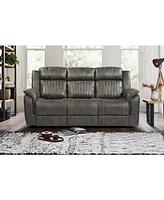 White Label Lola 84" Double reclining sofa