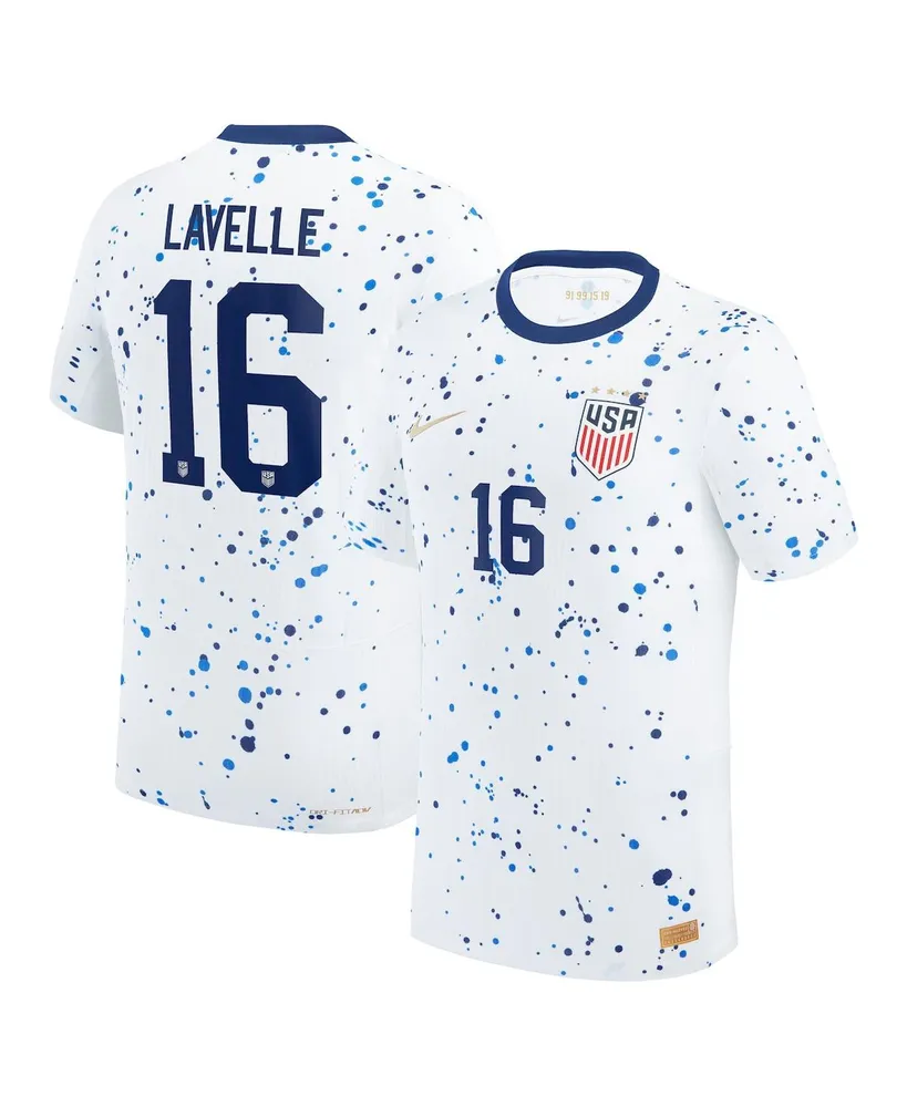 Men's Nike Rose Lavelle White Uswnt 2023 Home Authentic Jersey