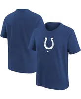 Big Boys Nike Royal Indianapolis Colts Logo T-shirt