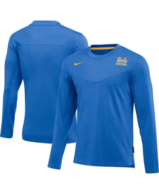 Men's Nike Blue Ucla Bruins 2022 Game Day Sideline Performance Long Sleeve T-shirt