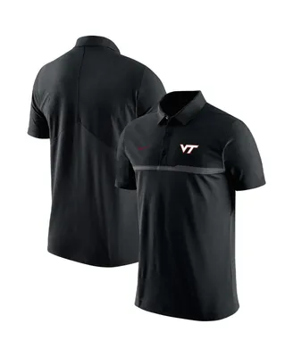 Men's Nike Black Virginia Tech Hokies Coaches Performance Polo Shirt