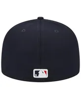 Men's New Era Navy Cleveland Guardians Primary Logo 2019 Mlb All-Star Game Team Color 59FIFTY Fitted Hat