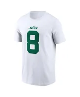 Big Boys Nike Aaron Rodgers White New York Jets Legacy Player Name and Number T-shirt