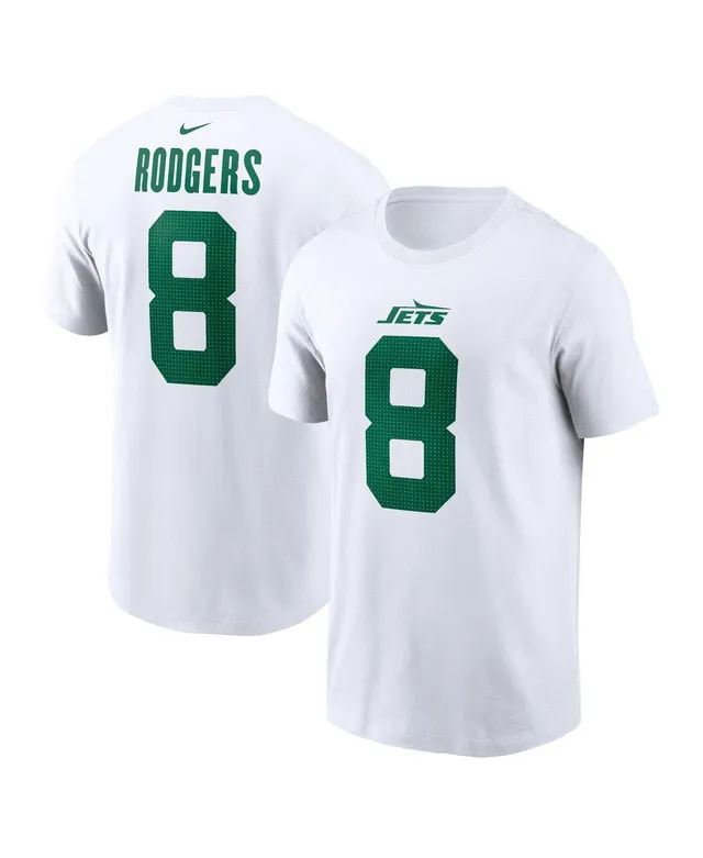 Men's Nike Aaron Rodgers Heather Gray New York Jets Atmosphere Fashion Game  Jersey