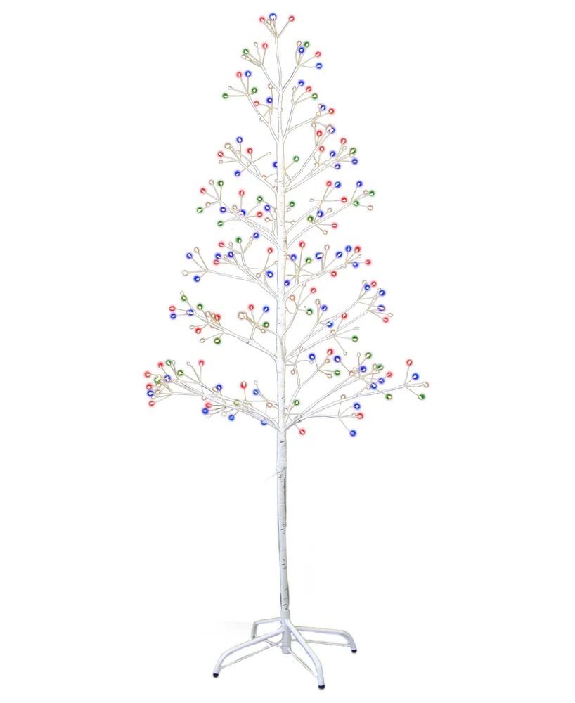 Kurt Adler 5' Birch Twig Tree with 8-Function Lights