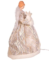 Kurt Adler 10-Light 14" Lighted Angel Tree Topper