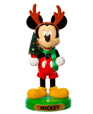 Kurt Adler 6" Disney Mickey Mouse with Tree Nutcracker