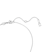 Swarovski Pave Interlocking Loop Pendant Necklace, 15" + 2-3/4" extender