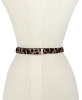 Kate Spade New York Women's Spotted Haircalf Bow Belt