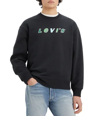 Levi's Men's Relaxed-Fit Fleece Logo Sweatshirt, Created for Macy's
