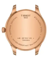 Tissot Women's Swiss Tradition 5.5 Lady Brown Leather Strap Watch 31mm