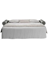 Elsher 85" Leather Sleeper Sofa, Created for Macy's