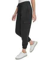 Calvin Klein Jeans Women's Pull-On Cargo Ankle Joggers