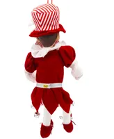 Kurt Adler 15" Kringle Klaus Peppermint Elf Ornament