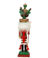 Kurt Adler 18" Hollywood Leaves Hat Nutcracker