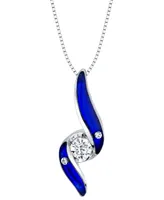 Sirena Jeans Diamond Pendant Necklace (1/ ct. t.w.) in 14k White Gold