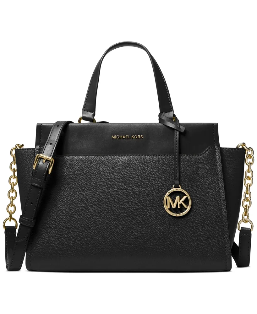 Michael Kors Leather Marilyn Large Satchel - Macy's