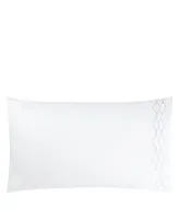 Designers Guild Rabeschi Alabaster Embroidered Queen Pillowcase