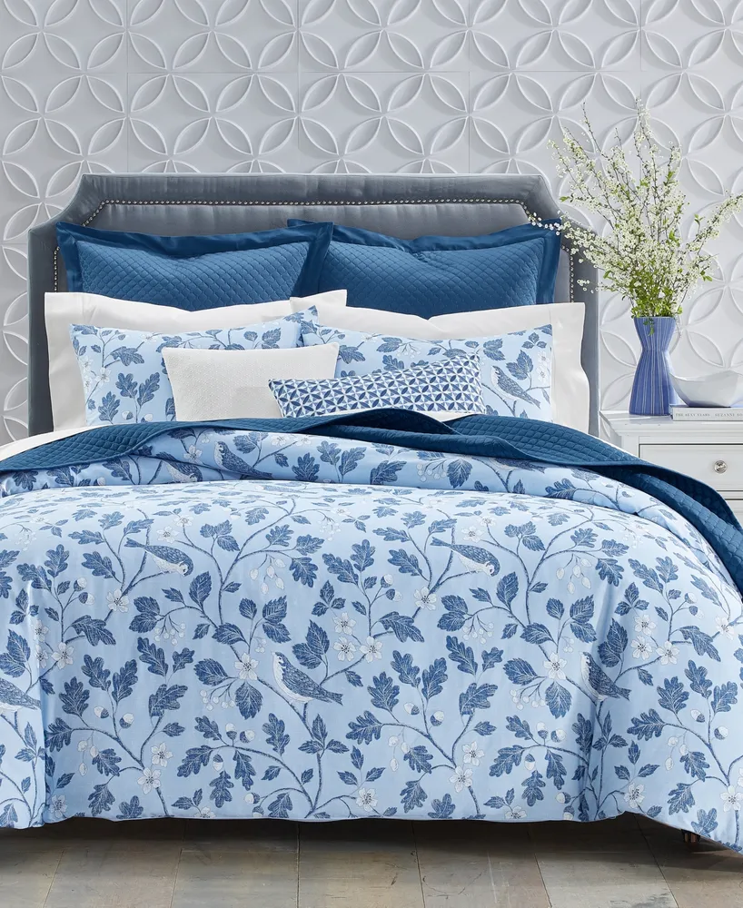Charter Club Aviary 2-Pc. Duvet Cover Set, Twin, Created for Macy's